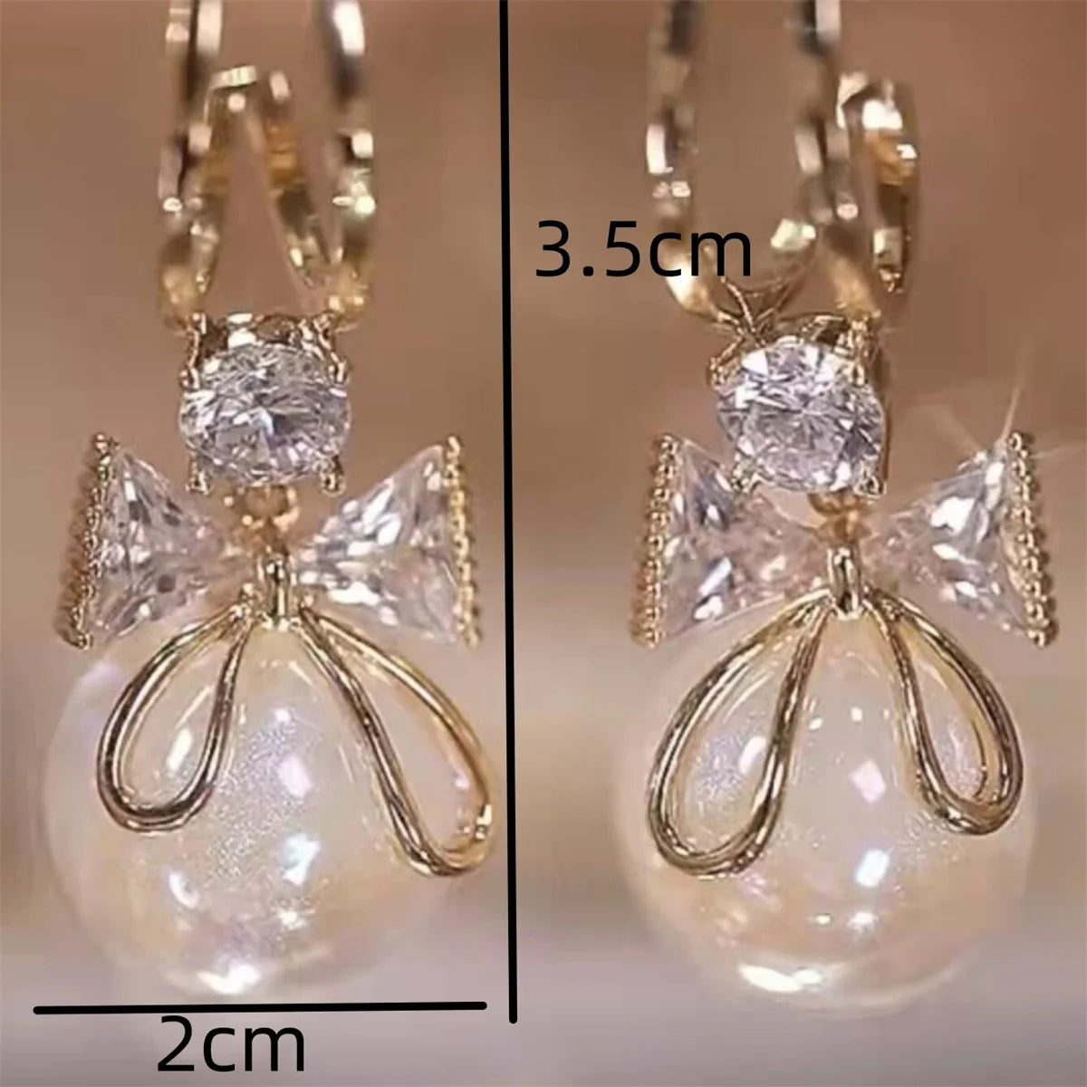 Crystal Bow Drops