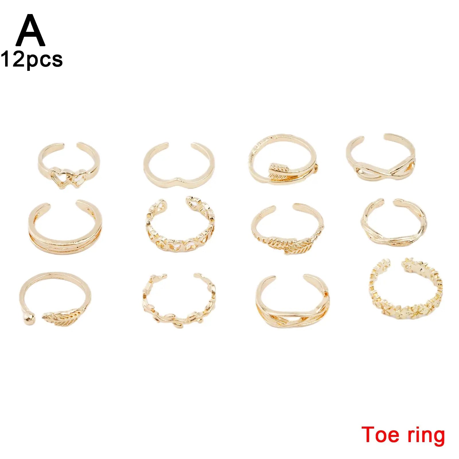12pcs Toe Ladies