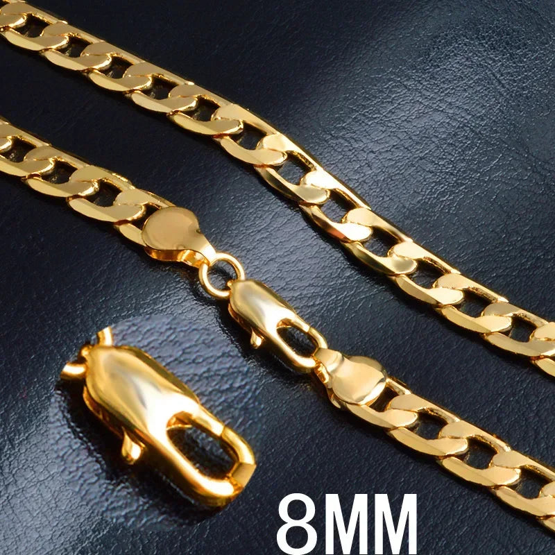 18K Silver Charm Chain