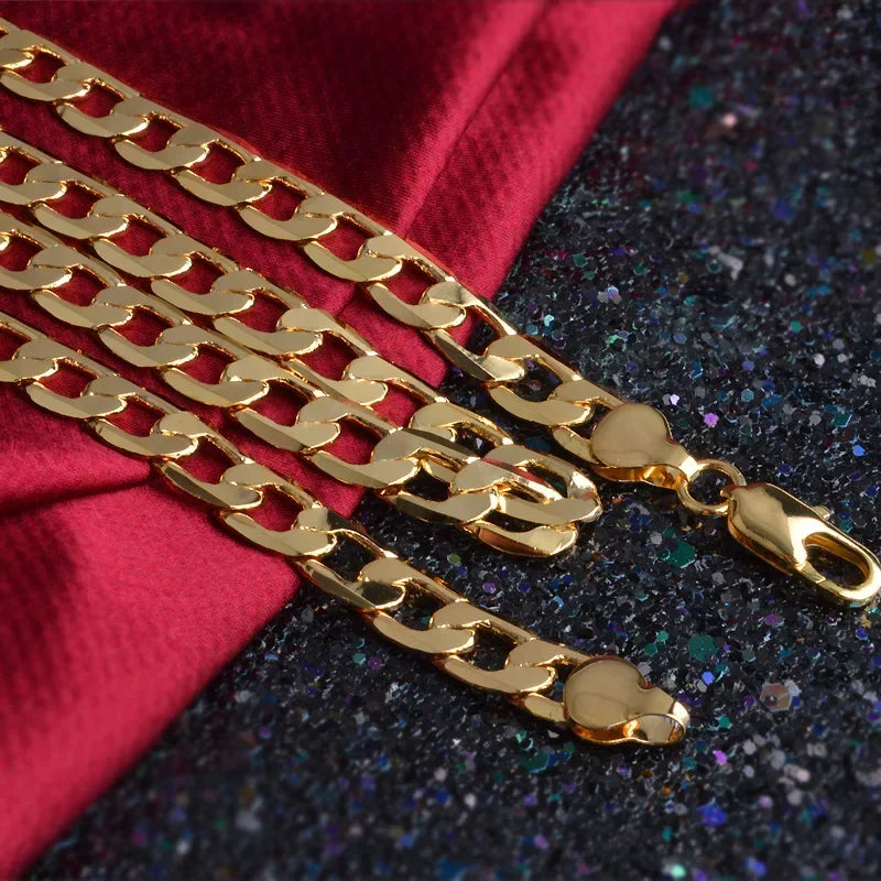 18K Silver Charm Chain