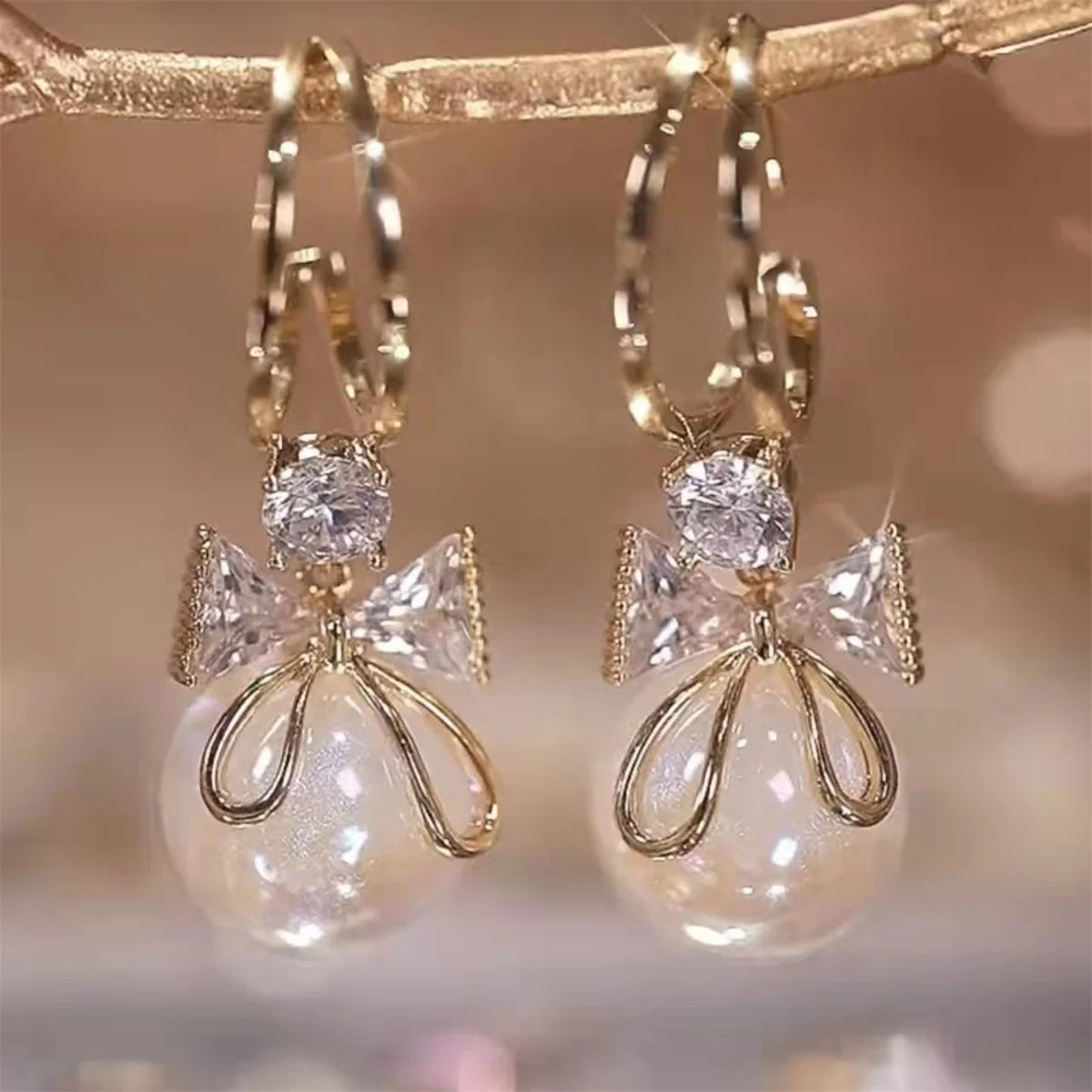 Crystal Bow Drops