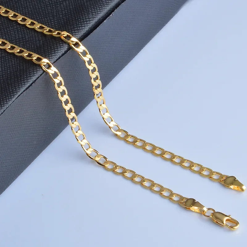 18K Silver Charm Chain