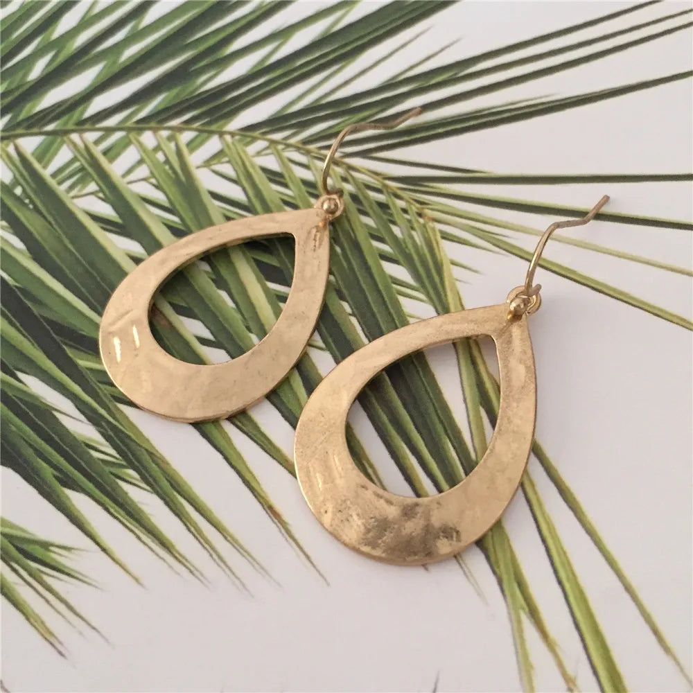 Golden Drop Earrings